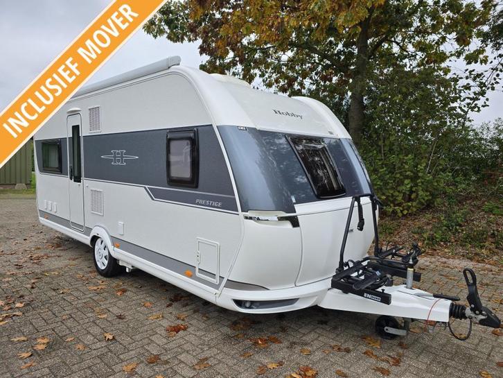 Hobby Prestige 540 UFE Dakluifel Airco Fietsenrek TOPSTAAT, Caravans en Kamperen, Caravans, Bedrijf, tot en met 4, 1250 - 1500 kg