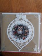 Kerstkaartje met kerstbal en uiltje no. 426, Diversen, Kerst, Ophalen of Verzenden, Nieuw