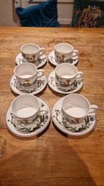 Villeroy & Boch Botanica kop en schotel x 6, Huis en Inrichting, Keuken | Servies, Ophalen of Verzenden, Zo goed als nieuw, Overige stijlen