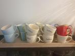 16 Diverse Koffiekopjes, Gebruikt, Keramiek, Ophalen of Verzenden, Overige stijlen