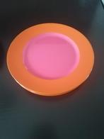 6 stuks oranje roze kunststof onderborden, Ophalen of Verzenden