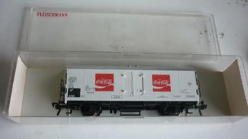 Fleischmann H0 5347 koelwagon van Coca Cola in  ovp beschikbaar voor biedingen