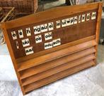 Vintage grote leesplank | Houten letterbord kinderkamer, Ophalen, Gebruikt, Baambrugge, Info@babuschka.nl
