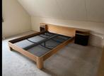 Auping auronde bed 160 x 210 + achterwand en nachtkastjes, Huis en Inrichting, Ophalen, 210 cm, Tweepersoons, Zo goed als nieuw