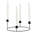 Nieuw van House Doctor ring kandelaar zwart.