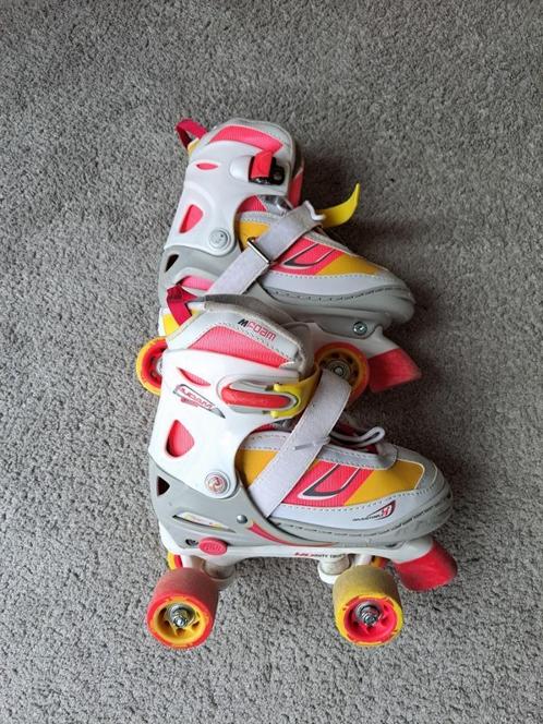 Rolschaatsen Nijdam meisje mt 34-37, Kinderen en Baby's, Speelgoed | Buiten | Rolschaatsen, Gebruikt, Kinderen, Verstelbaar, Ophalen of Verzenden