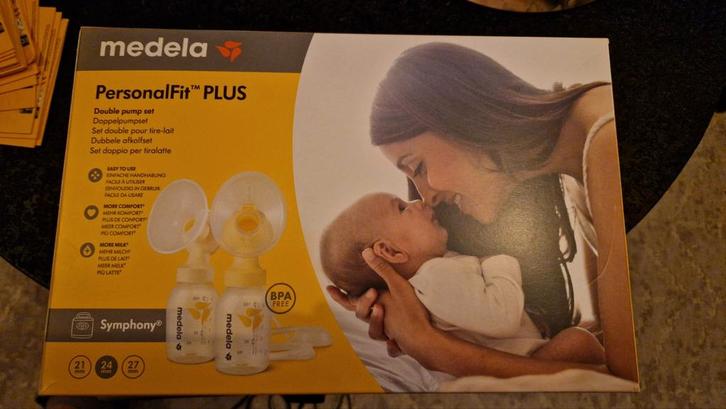 Medela Dubbele Afkolfset 24mm, Kinderen en Baby's, Babyvoeding en Toebehoren, Gebruikt, Borstkolf, Ophalen of Verzenden