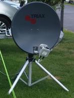 80cm satelliet schotelantenne op camping statief zonder kop, Audio, Tv en Foto, Schotelantennes, Ophalen of Verzenden, Zo goed als nieuw