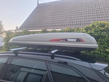 Te huur in Friesland grote Thule dakkoffer 310ltr! beschikbaar voor biedingen