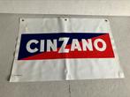 Vintage Cinzano reclamedoek banner uit 1986 reclamebord, Ophalen of Verzenden, Zo goed als nieuw, Reclamebord