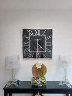 Prachtige design klok 80cmx80, Ophalen of Verzenden, Zo goed als nieuw, Wandklok