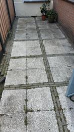 Grindtegels, 96 stuks, Tuin en Terras, Tegels en Klinkers, Ophalen, Zo goed als nieuw, 10 m² of meer, Terrastegels