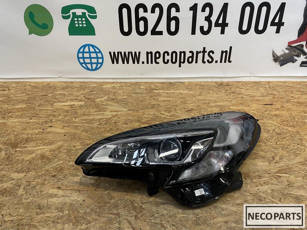 OPEL CORSA E XENON LED KOPLAMP LINKS 1EF011830 COMPLEET, Auto-onderdelen, Ophalen of Verzenden, Gebruikt, Opel