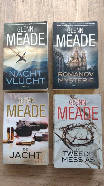 
Glenn Meade - 4 spannende thrillers beschikbaar voor biedingen