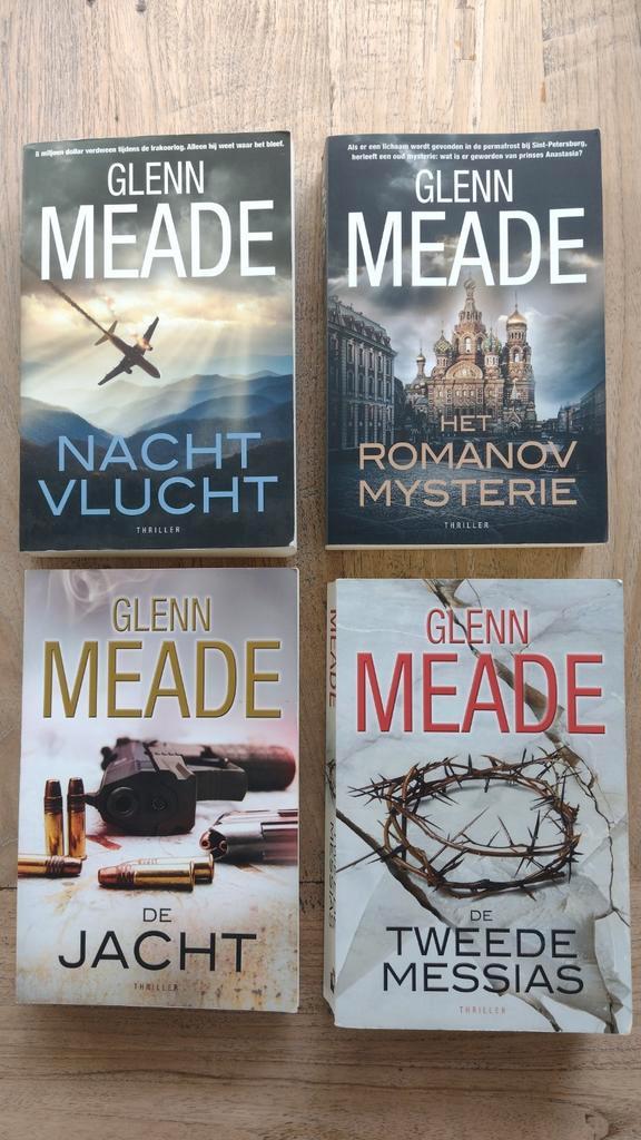Glenn Meade - 4 spannende thrillers, Boeken, Thrillers, Zo goed als nieuw, Ophalen of Verzenden