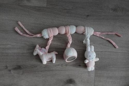 Nijntje Wagenspanner roze wit zgan, Kinderen en Baby's, Speelgoed | Babyspeelgoed, Zo goed als nieuw, Overige typen, Ophalen of Verzenden