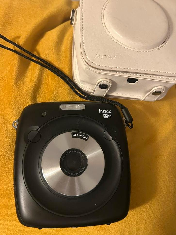 Fujifilm Instax square sq10, Audio, Tv en Foto, Fotocamera's Analoog, Zo goed als nieuw, Polaroid, Fuji, Ophalen of Verzenden