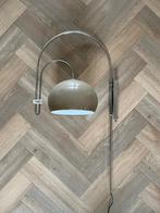 Vintage Dijkstra Double Arc Mushroom Space Age wandlamp, Huis en Inrichting, Ophalen, Zo goed als nieuw, Metaal, Vintage
