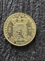 5 gulden 1843 Willem 2 replicaverzamelmunt  WII 1840-1849, Verzenden, Koning Willem II, 5 gulden