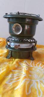 DONKER GROEN 1 PITS PETROLIUMSTEL, Antiek en Kunst, Antiek | Emaille, Ophalen of Verzenden