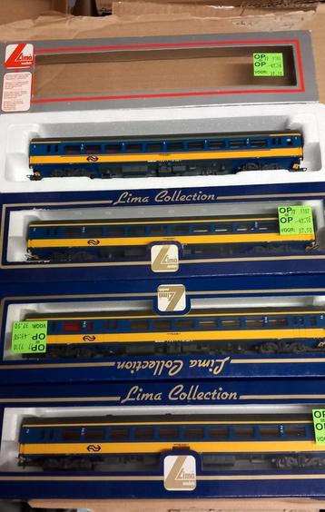 Te koop 7x lima ns icr wagons ho beschikbaar voor biedingen