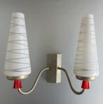 wandlampje van glas en metaal, Ophalen, Gebruikt, Glas, Ja, veel stijl dit lampje