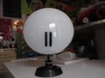 Bruno Gecchelin design jaren 80 oluce wandlamp retro, Vintage italiaans design jaren 80 space age retro 1980s, ?, Glas, Gebruikt