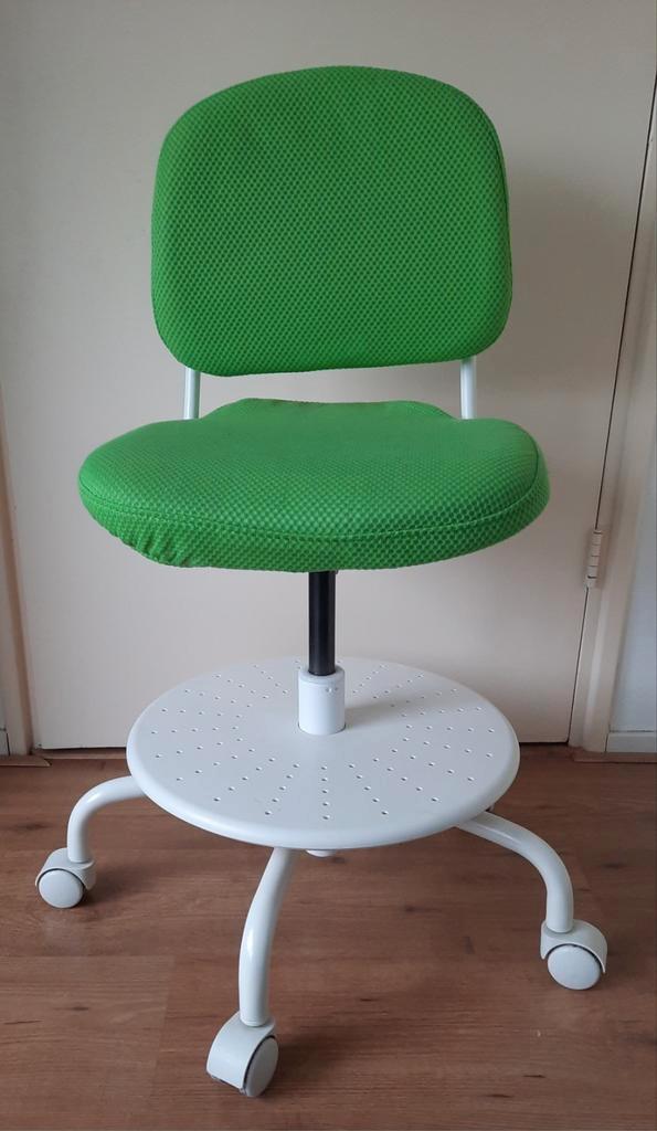 Bureaustoel kind Ikea Vimund, Huis en Inrichting, Bureaustoelen, Gebruikt, Bureaustoel, Groen, Ophalen