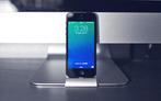 iPhone Laadstation | Luxe Dock | voor alle Lightning iPhones, Ophalen of Verzenden, Zo goed als nieuw, Zilver