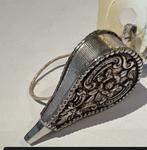 Zilveren blaasbalg 5,5 cm lang, Ophalen of Verzenden, Zilver