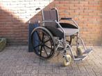 Rolstoel met extra linkerbeen lade 48 cm en massieve banden, Diversen, Ophalen of Verzenden, Inklapbaar, Zo goed als nieuw, Duwrolstoel