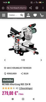 Metabo Afkortzaag KGS 254 M, 70 mm of meer, Ophalen of Verzenden, Zo goed als nieuw, Afkortzaag