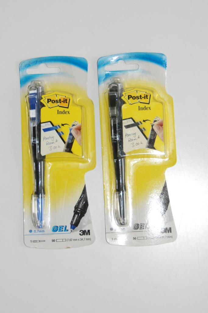 2 Post-it Index Gel pennen met Tabs Markers NIEUW, Diversen, Schrijfwaren, Nieuw, Ophalen of Verzenden