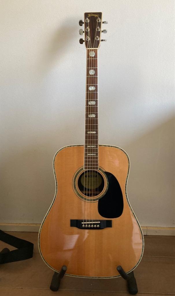 Kasuga D-400, Muziek en Instrumenten, Snaarinstrumenten | Gitaren | Akoestisch, Zo goed als nieuw, Western- of Steelstringgitaar