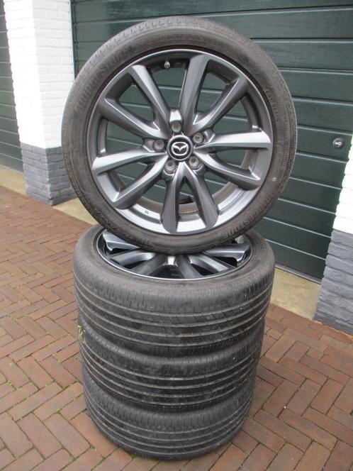 Originele Mazda 3 18 inch velgen antraciet tpms zomer IZGST, Auto-onderdelen, Banden en Velgen, Banden en Velgen, Zomerbanden