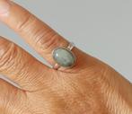 zilveren ring met natuurlijke Aquamarijn steen zilver 925, Sieraden, Tassen en Uiterlijk, Ringen, O.T., Blauw, Nieuw, Ophalen of Verzenden