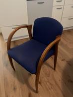 makkelijke stoel, Huis en Inrichting, Ophalen, Hout, Gebruikt, Blauw