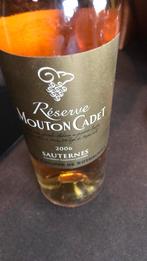 Reserve mouton cadet sauternes 2006, Verzamelen, Ophalen of Verzenden, Nieuw, Frankrijk, Roséwijn
