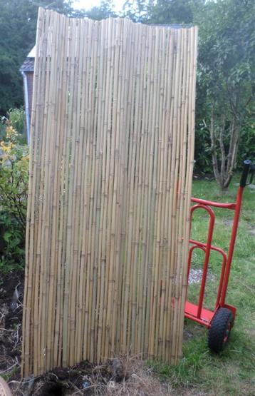 Ongebruikt restant bamboescherm / bamboemat 85 x 180 cm. beschikbaar voor biedingen