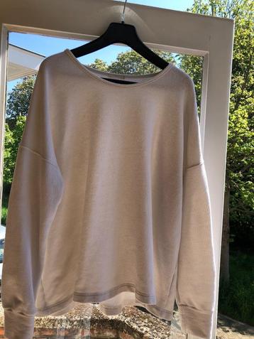 6397 leuke off white structuur sweater mt L of M katoen beschikbaar voor biedingen