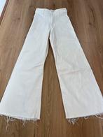 Zara witte denim hoog model flared 34 xs wijde pijpen, Ophalen of Verzenden, Zo goed als nieuw, X, Maat 34 (XS) of kleiner