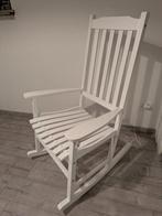 Schommelstoel, Huis en Inrichting, Stoelen, Ophalen, Wit, Zo goed als nieuw, Eén