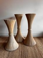 DIV Rotan bamboe diabolo zuil McGuire Mid Century Vintage, Huis en Inrichting, Woonaccessoires | Zuilen en Pilaren, Vintage, Zo goed als nieuw