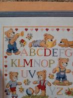 Borduurpatroon merklap met beren, uit het blad ANNA, Ophalen of Verzenden, Zo goed als nieuw, Patroon