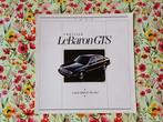 CHRYSLER LEBARON GTS 1986 brochure folder USA origineel, Ophalen of Verzenden, Zo goed als nieuw, Overige merken