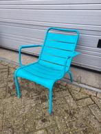 fermob Luxembourg low chair turquoise blauw gebruikt, Tuin en Terras, Tuinstoelen, Gebruikt, Ophalen