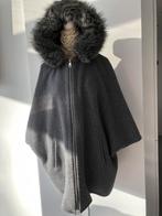 Fuchs Schmitt poncho grijs  kraag 42 44 46 xl xxl xxxl, Verzenden, Maat 42/44 (L), Fuchs Smitt, Zo goed als nieuw