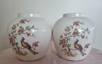 "Bird of Paradise "Twee Burleigh Ironstone vazen, Antiek en Kunst, Ophalen of Verzenden