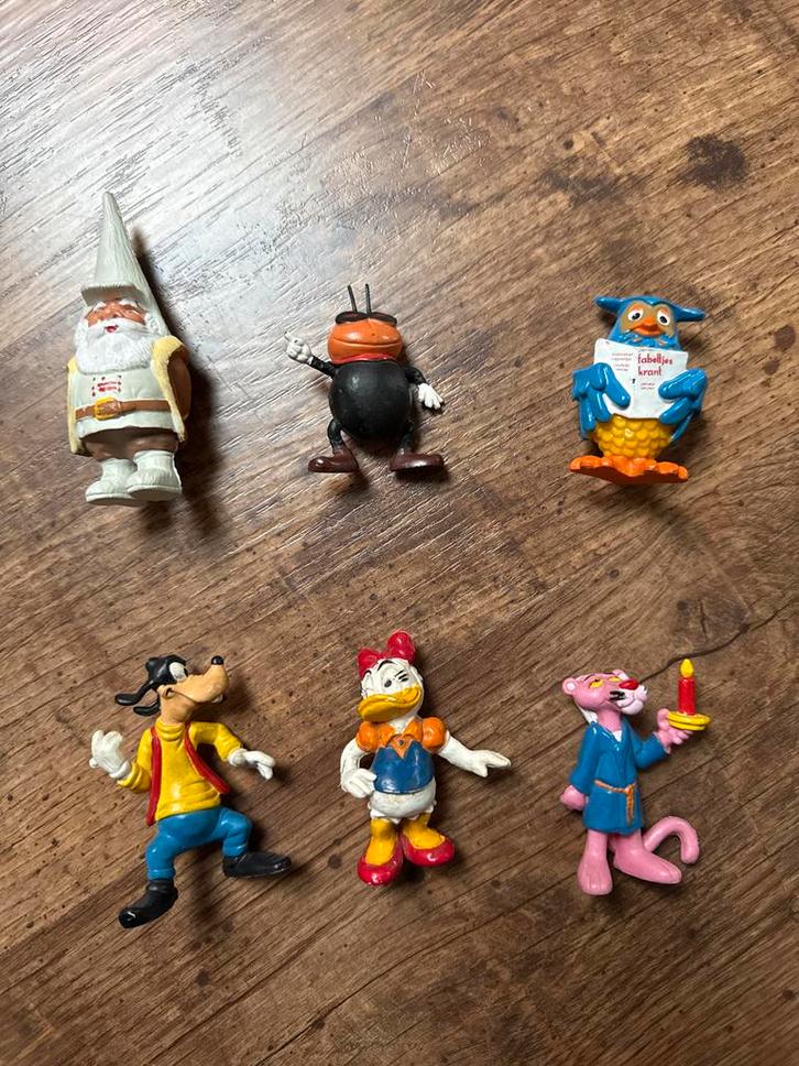 Vintage Schleich-achtige Disney & meer figuren - jaren 80, Kinderen en Baby's, Speelgoed | Poppen, Gebruikt, Overige typen, Ophalen of Verzenden