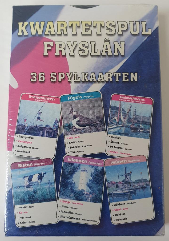 Friesland / Fryslan kwartet: nieuw, €7,50 incl verzendkosten, Hobby en Vrije tijd, Gezelschapsspellen | Kaartspellen, Nieuw, Een of twee spelers